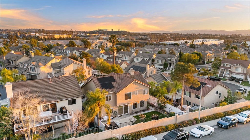 2 Cameron Circle Lake Forest, CA 92610 - Photo 34 of 45 an aerial view of residential houses with city view