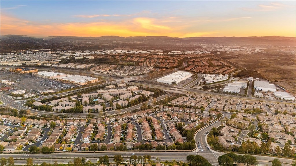2 Cameron Circle Lake Forest, CA 92610 - Photo 42 of 45 an aerial view of residential houses with city view