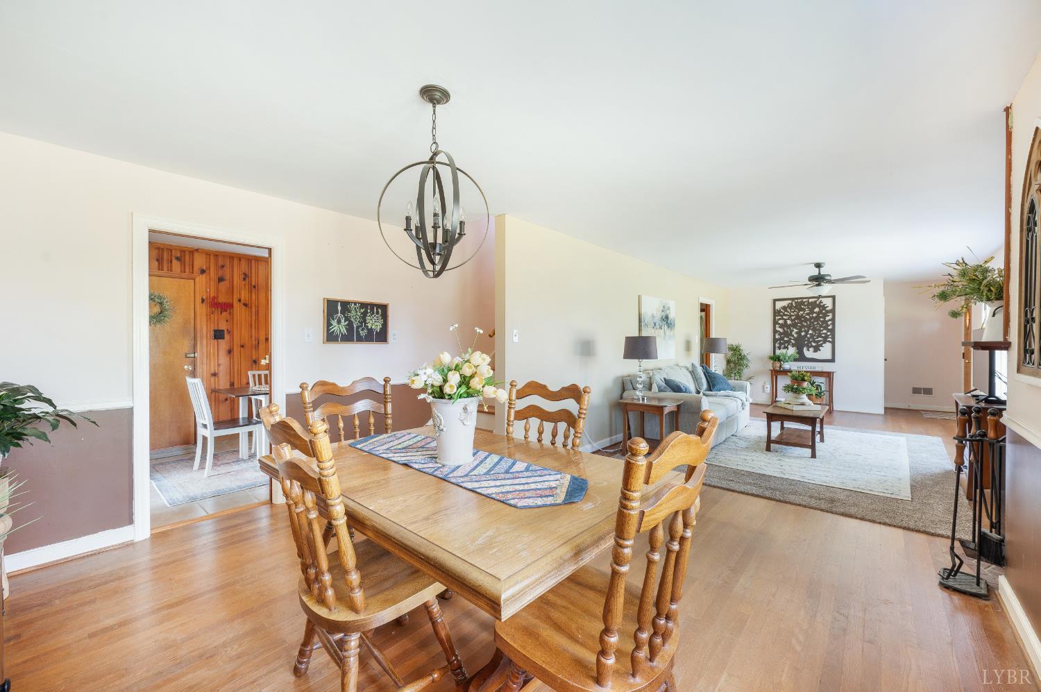 41 Piedmont Road Rustburg, VA 24588 - Photo 15 of 51 a view of a dining room with furniture window and wooden floor