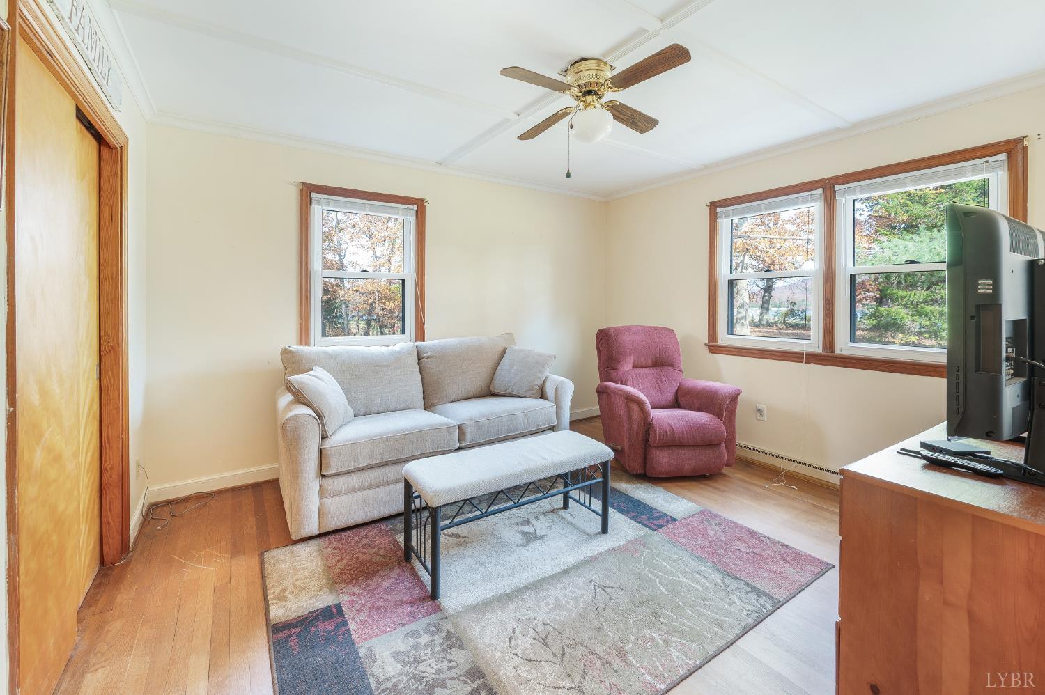 41 Piedmont Road Rustburg, VA 24588 - Photo 28 of 51 a living room with furniture or window and a wooden floor