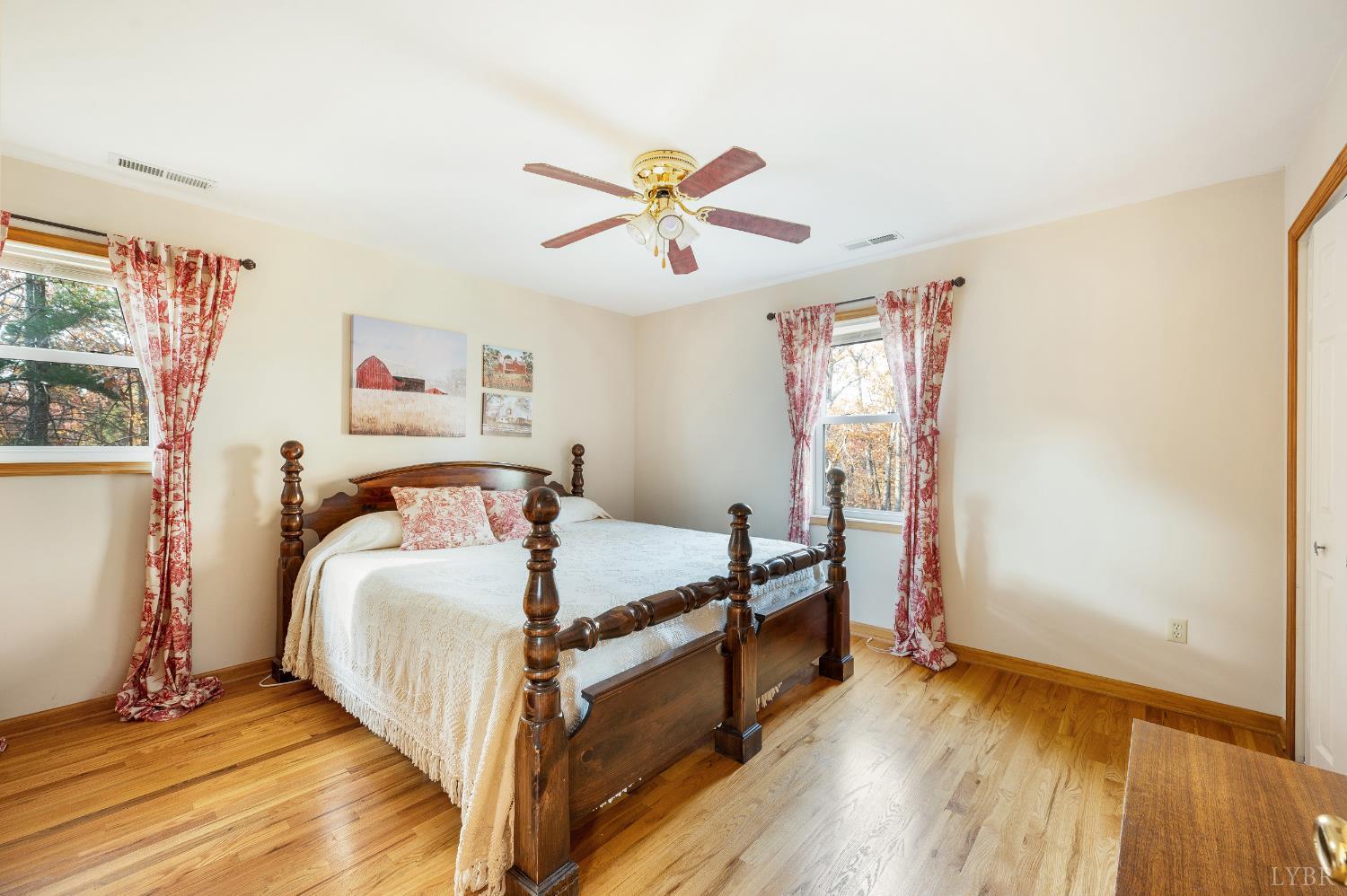 41 Piedmont Road Rustburg, VA 24588 - Photo 39 of 51 a bedroom with a bed and wooden floor