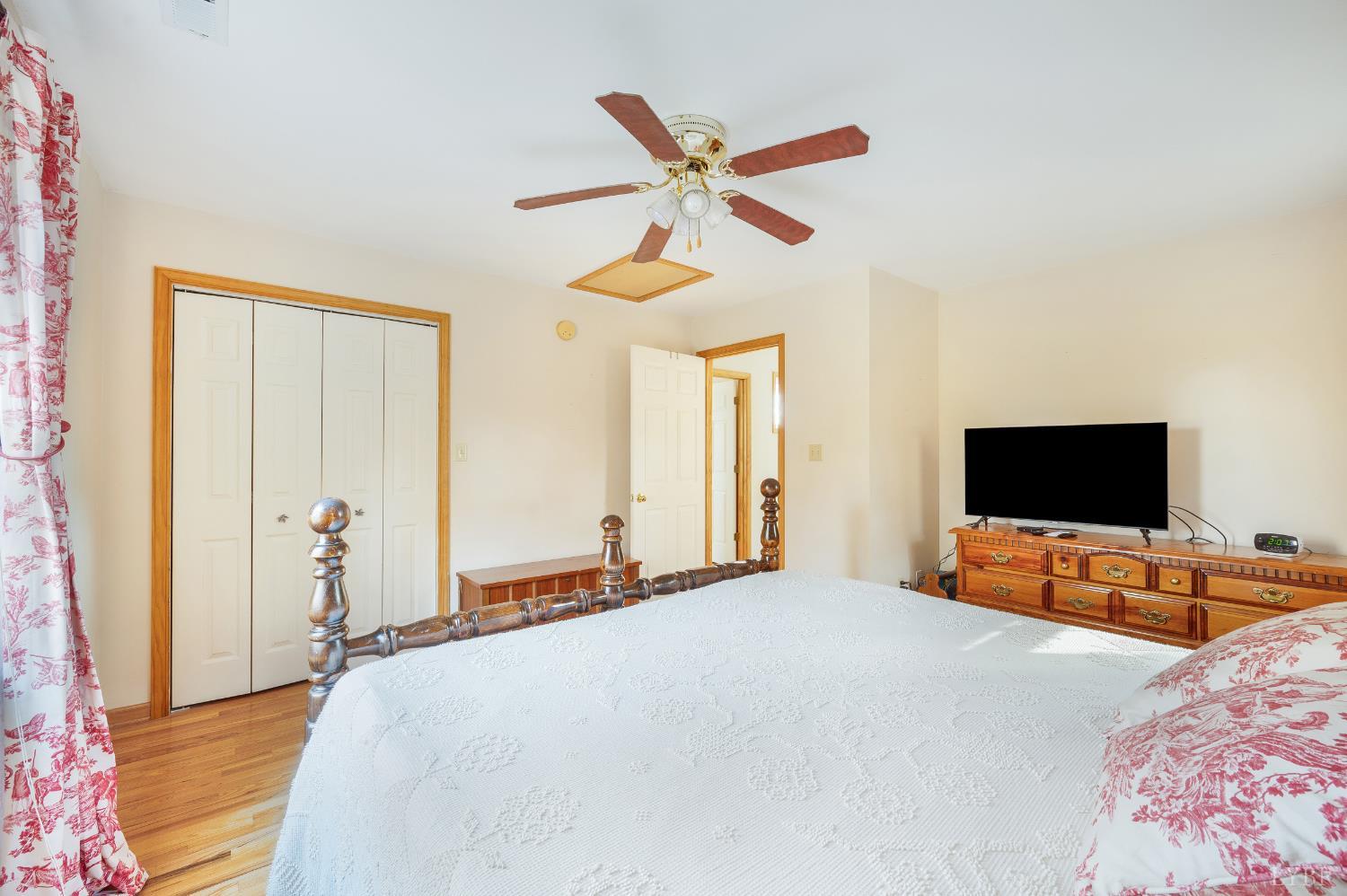 41 Piedmont Road Rustburg, VA 24588 - Photo 40 of 51 a bedroom with a bed and a flat screen tv