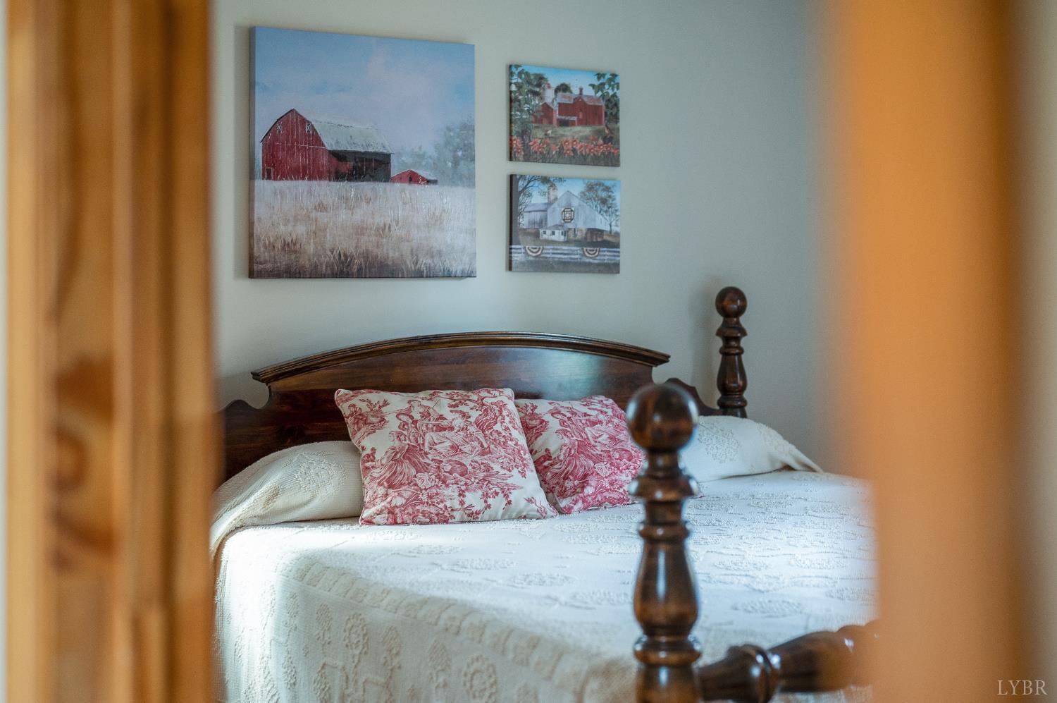 41 Piedmont Road Rustburg, VA 24588 - Photo 43 of 51 a bedroom with a bed and a painting on the wall