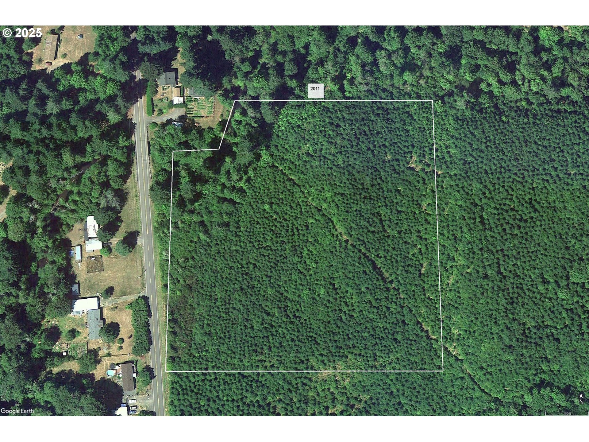 Vaughn Road, Unit TL2000 Veneta, OR 97487 - Photo 41 of 45 a view of a forest with a street