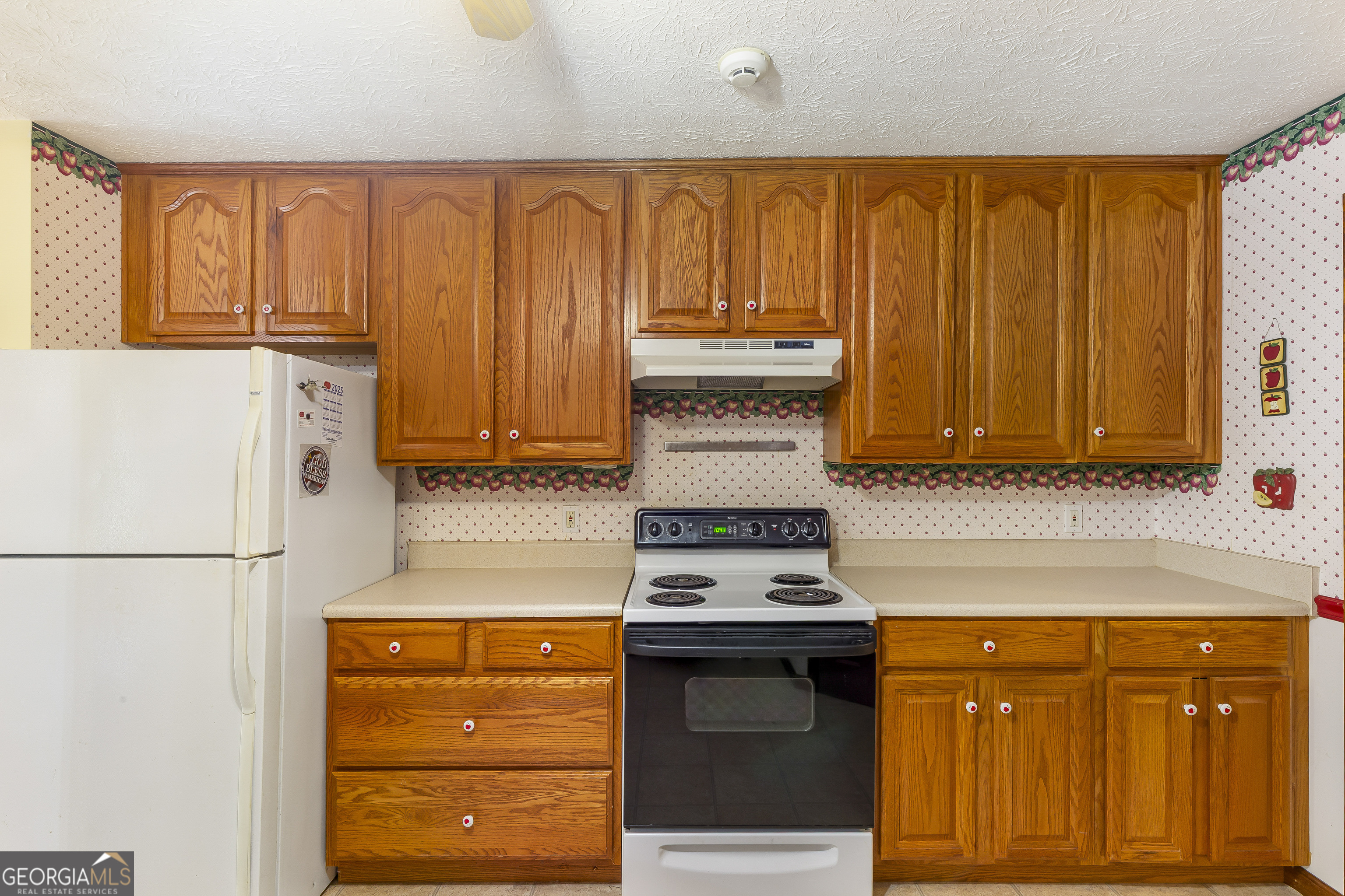 269 High Point Road Buchanan, GA 30113 - Photo 8 of 41 a kitchen with stainless steel appliances granite countertop cabinets and a refrigerator
