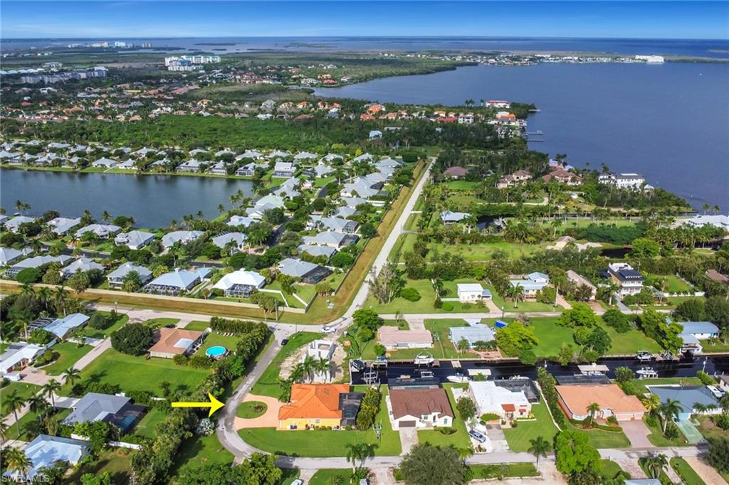 15480 River By Road Fort Myers, FL 33908 - Photo 45 of 48 Birds eye view of property featuring a water view