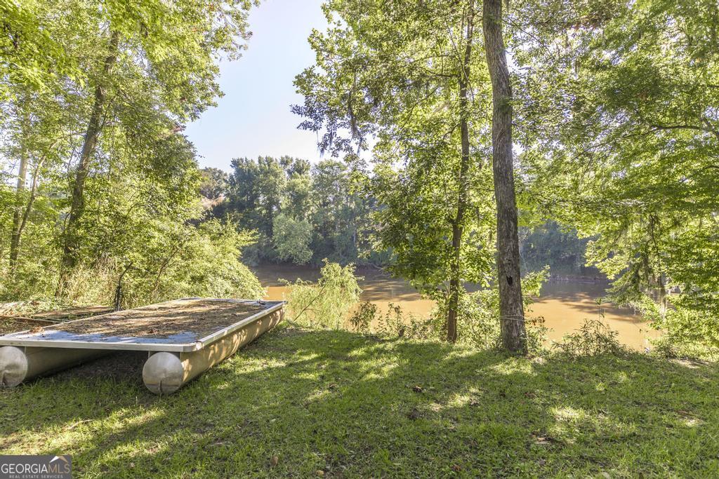 872 Henderson Road Dublin, GA 31021 - Photo 23 of 41 a view of a lake with a yard