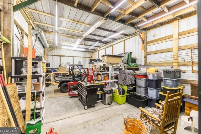 a view of bike storage