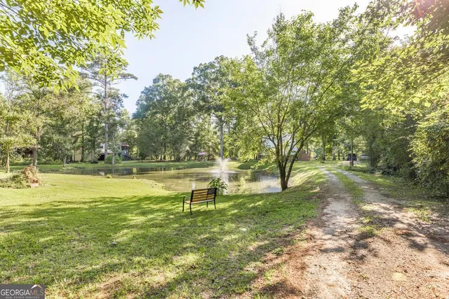a room with furniture and windows
