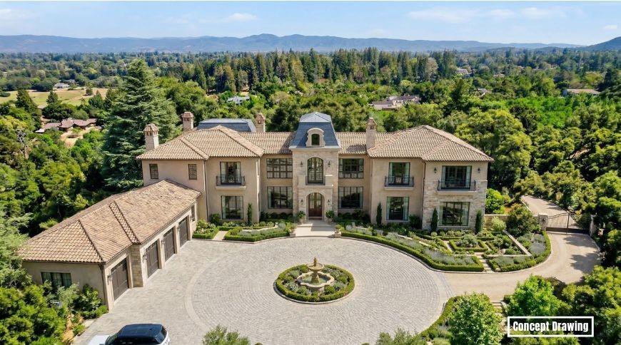 15400 Madrone Hill Road Saratoga, CA 95070 - Photo 2 of 32 an aerial view of a house