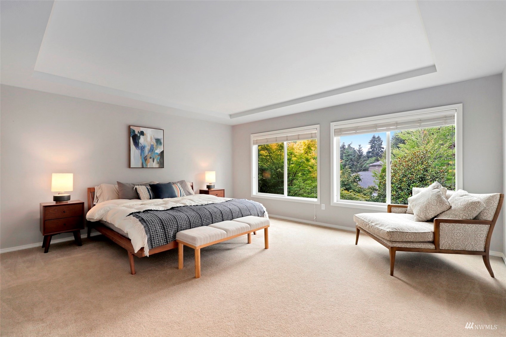 4415 240 Place Southeast Bothell, WA 98021 - Photo 24 of 40 a bedroom with a bed and a large window