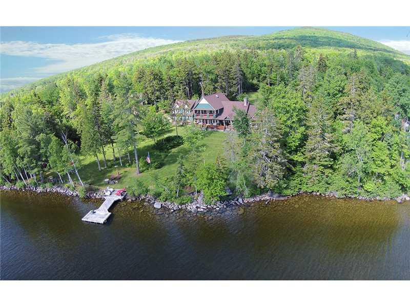 332 Rumford Road Oquossoc, ME 04964 - Photo 2 of 10 Aerial View.