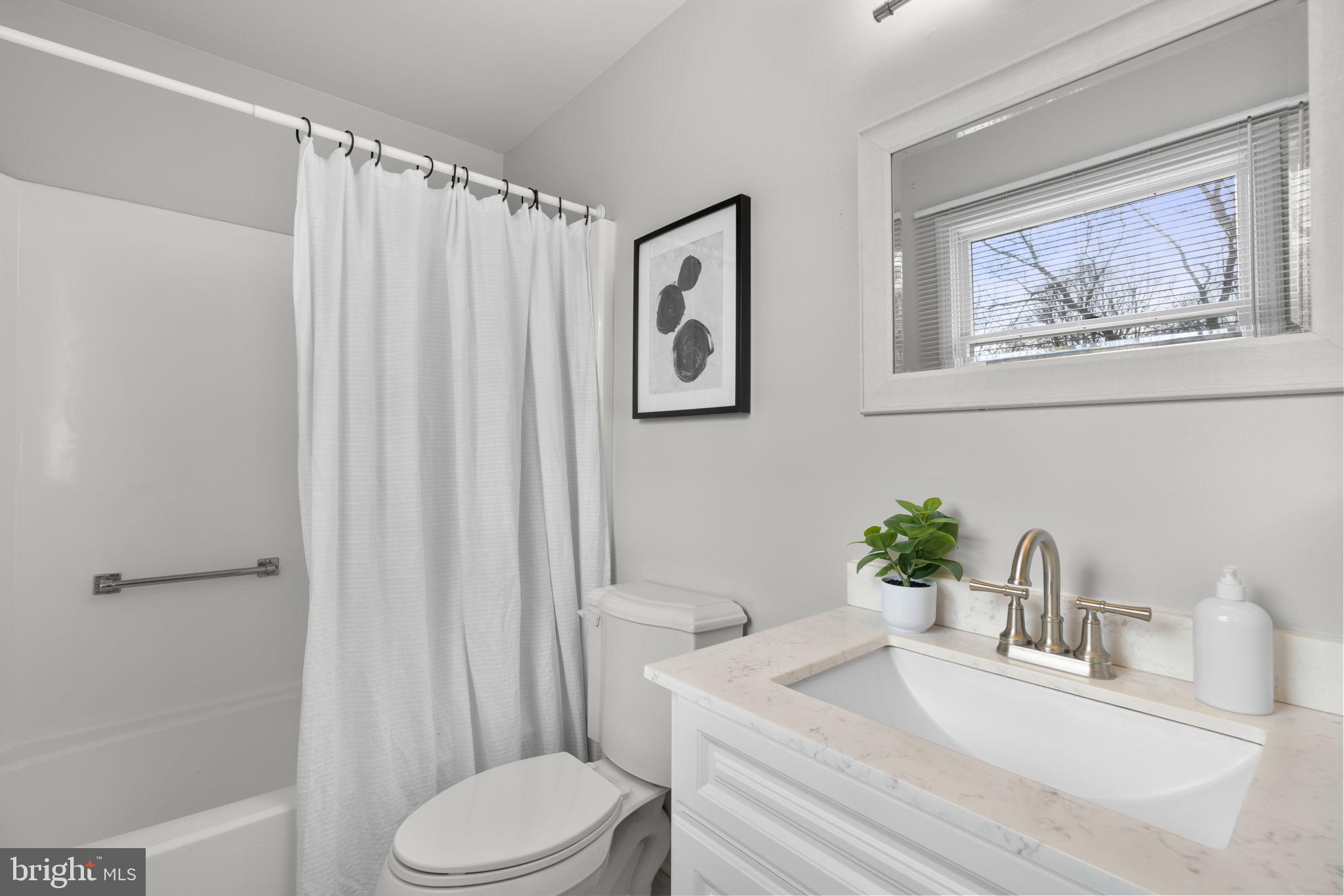 6968 Sunfleck Row Columbia, MD 21045 - Photo 18 of 45 a bathroom with a sink a toilet and a mirror