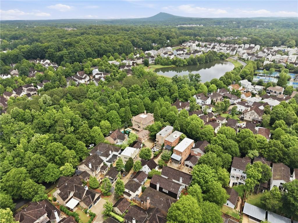 6645 Will Allen Road Cumming, GA 30040 - Photo 52 of 62 an aerial view of a city with lots of residential buildings