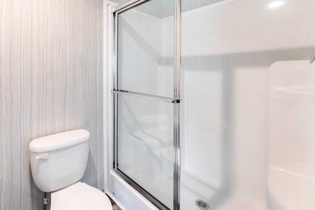 321 Beallsville Road Bentleyville, PA 15314 - Photo 17 of 27 a bathroom with a toilet and a shower