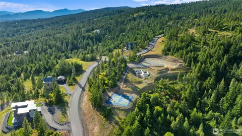 a view of an outdoor space pool patio and mountain view