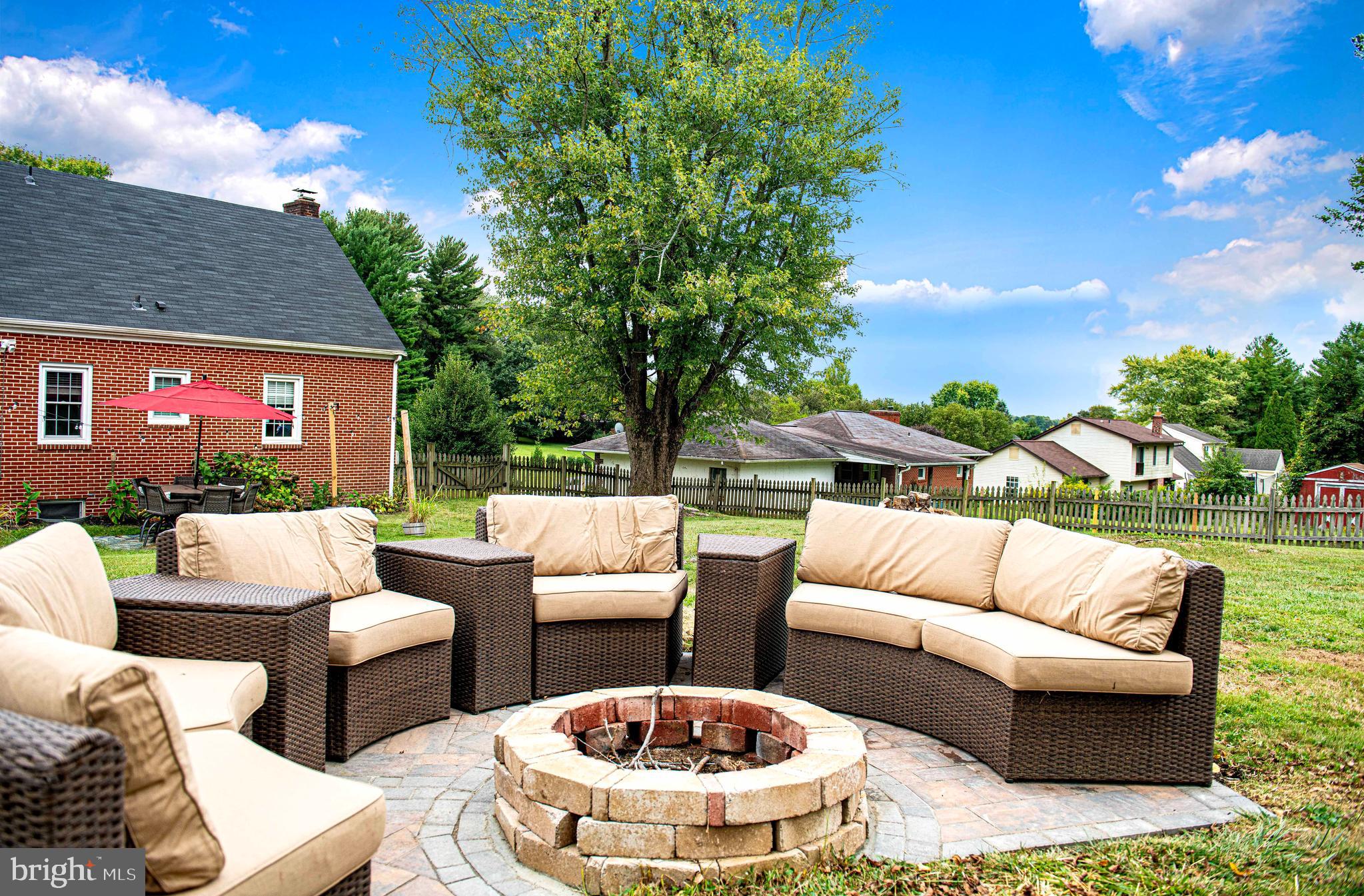 106 West Ring Factory Road Bel Air, MD 21014 - Photo 41 of 46 Brick paver fire pit and seating area