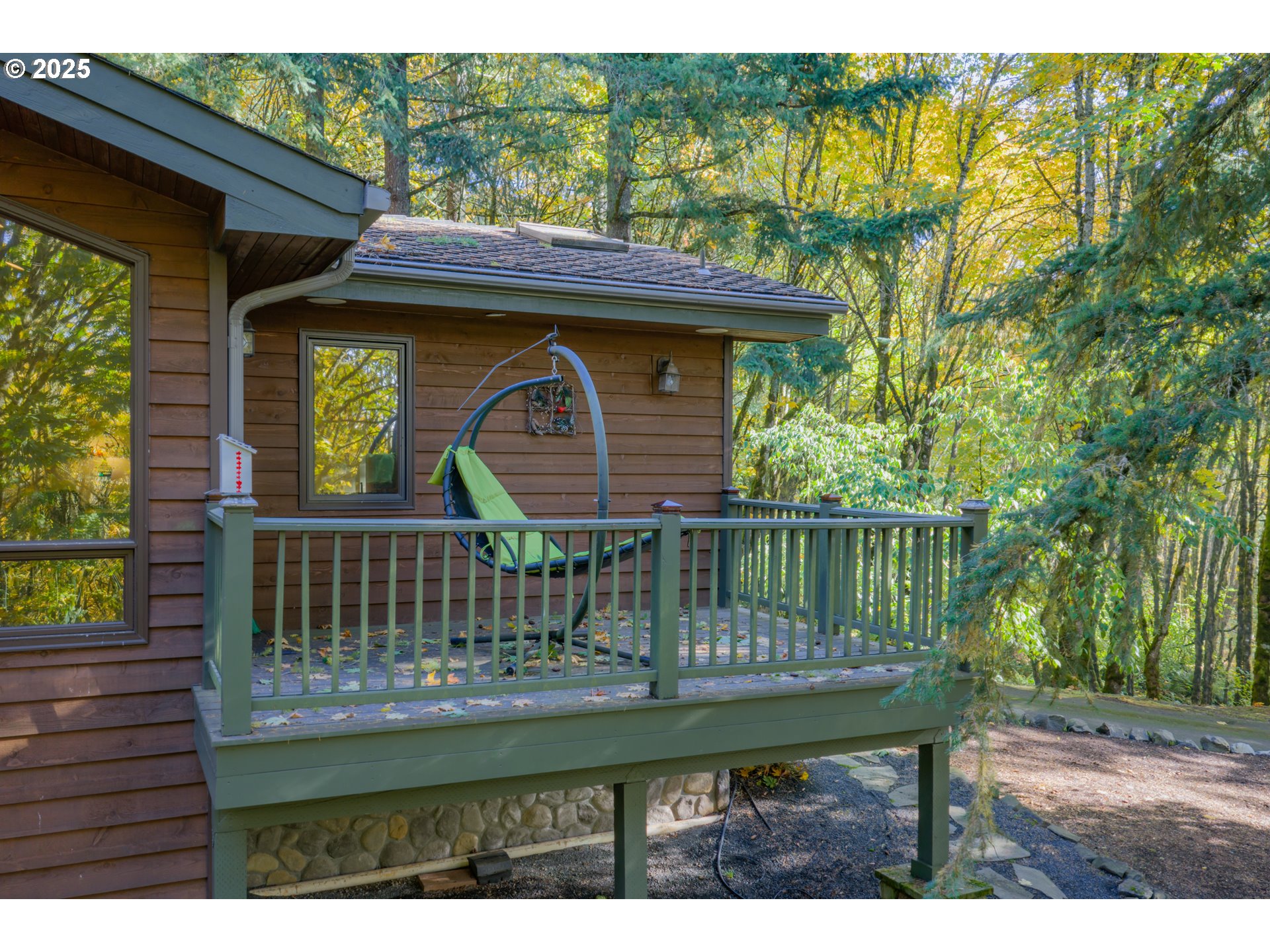 6894 Prospect Ridge Road South Salem, OR 97306 - Photo 22 of 48 a view of a wooden deck with a yard