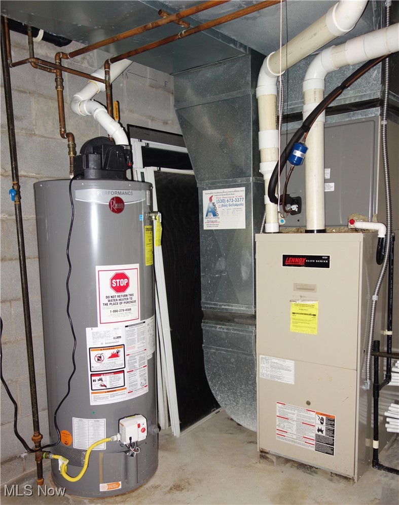 4891 Edson Road Kent, OH 44240 - Photo 42 of 48 Furnace & Hot water tank approx. 5 yrs; old