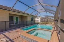 a view of a lake with a city