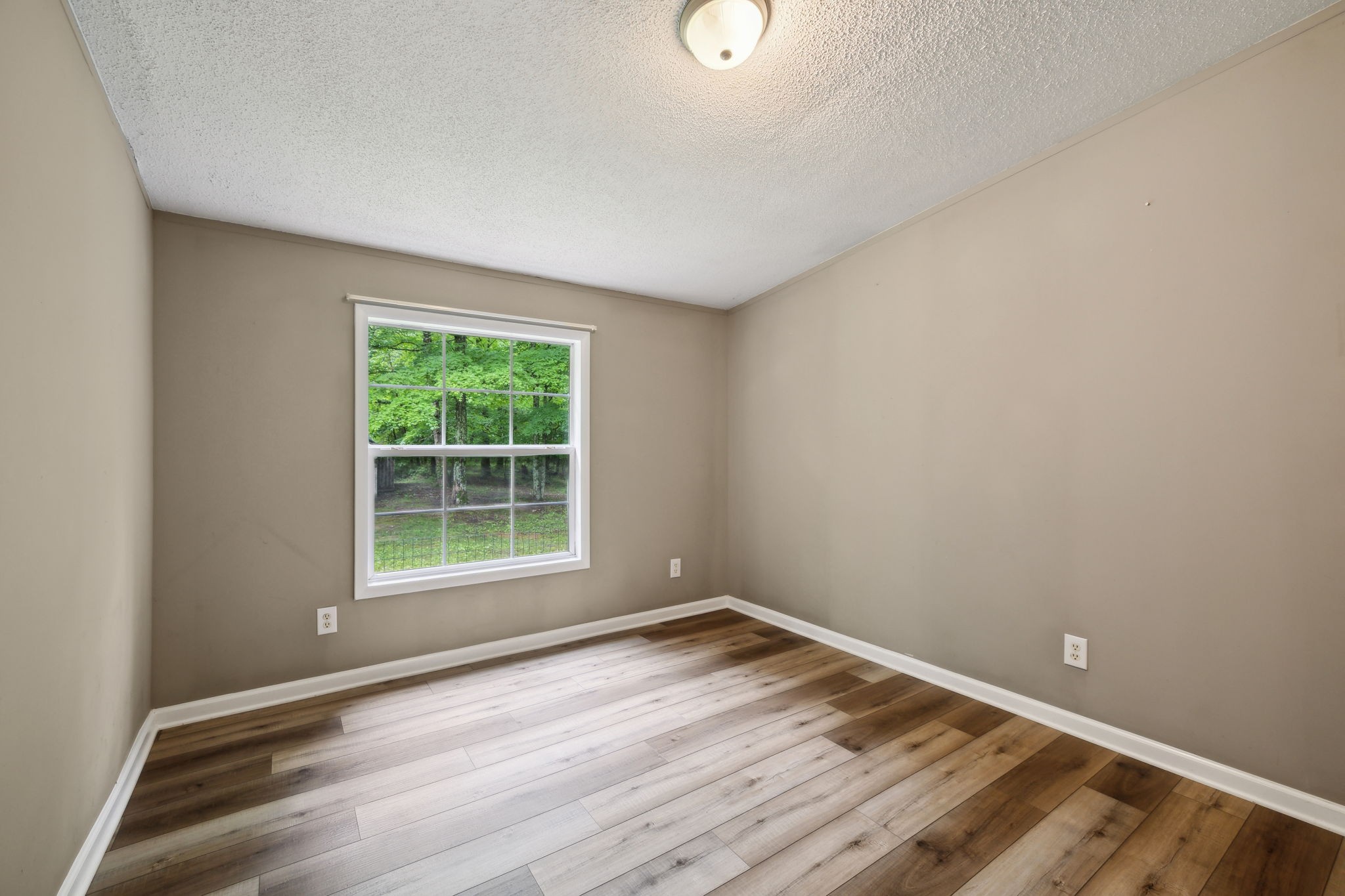 2201 Mt Pleasant Cemetery Road Primm Springs, TN 38476 - Photo 22 of 36 an empty room with wooden floor and windows
