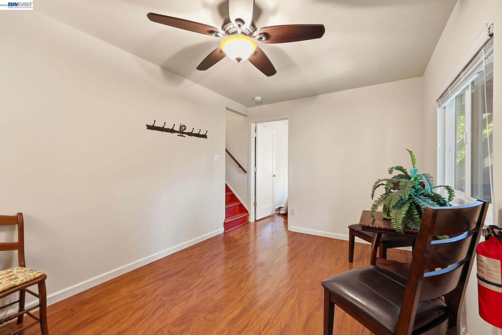 11700 Oak Road Forestville, CA 95436 - Photo 10 of 20 a dining room with furniture and wooden floor
