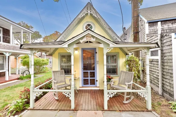 front view of a house with a porch