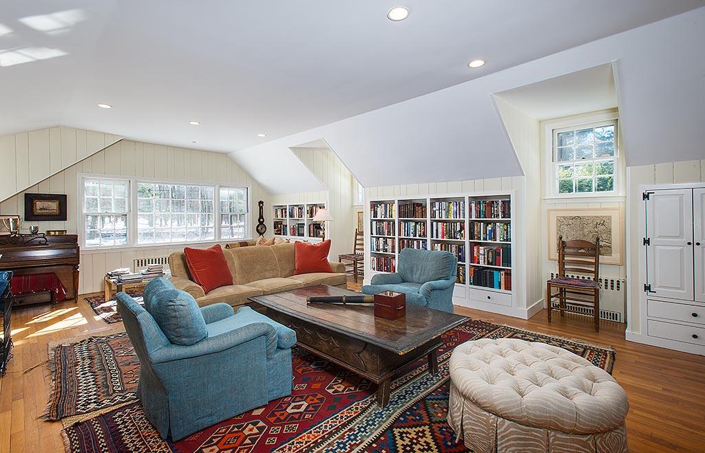 155 Michigan Road New Canaan, CT 06840 - Photo 11 of 40 a living room with furniture a rug and a large window