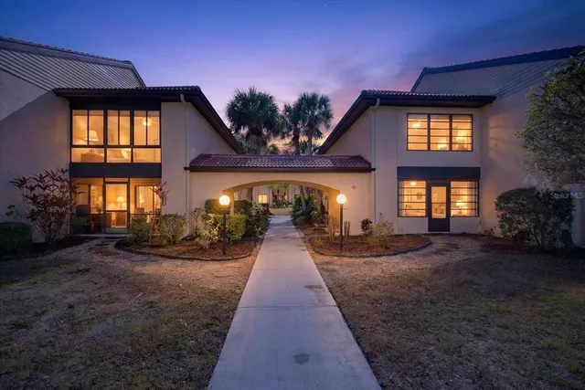 a view of a house with entertaining space