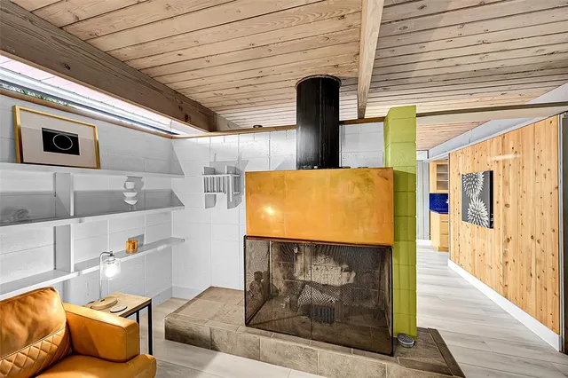 a outdoor space with furniture