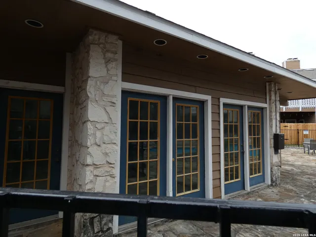 a view of front door