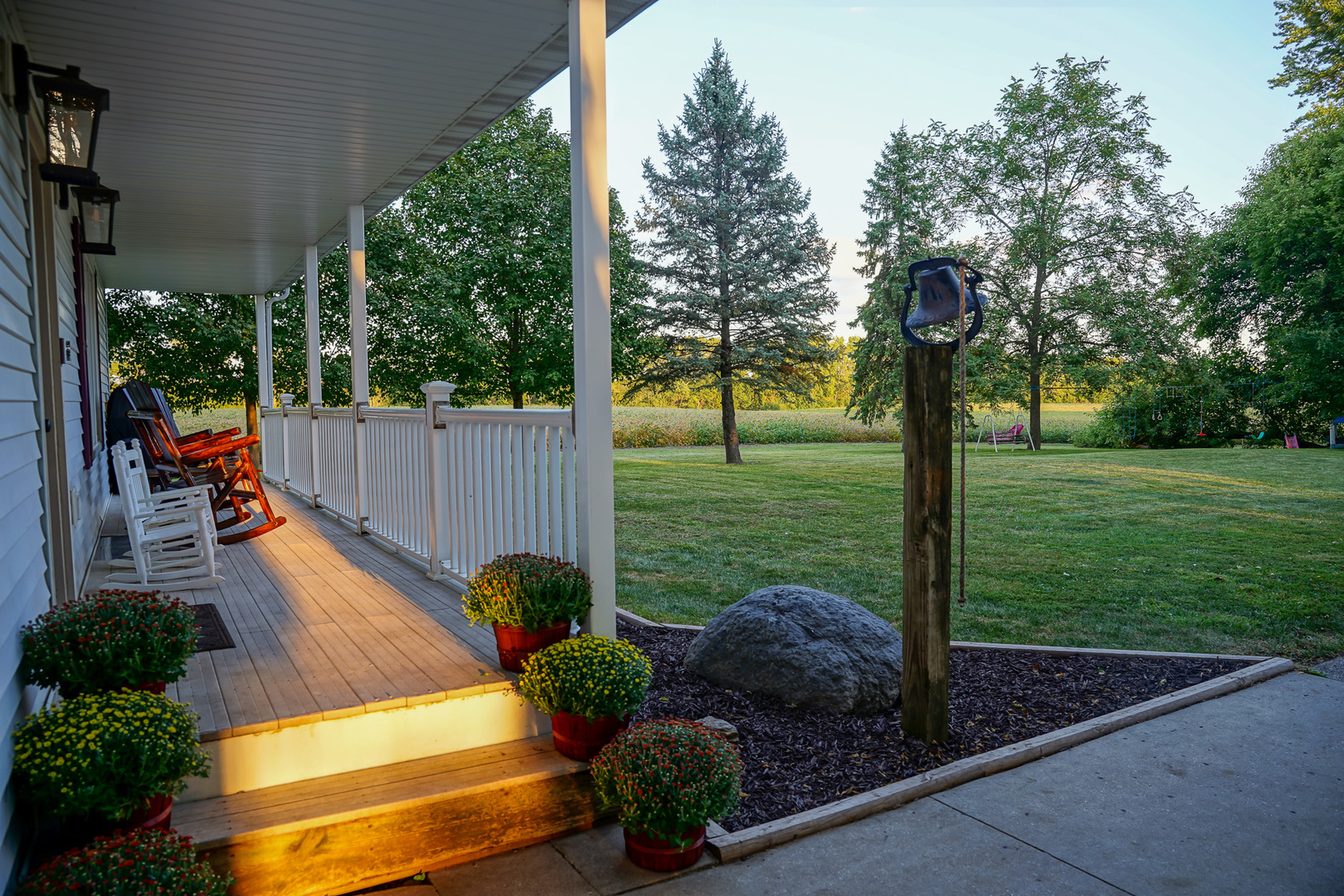 3180 East North Road Morris, IL 60450 - Photo 3 of 27 a view of a garden with a slide