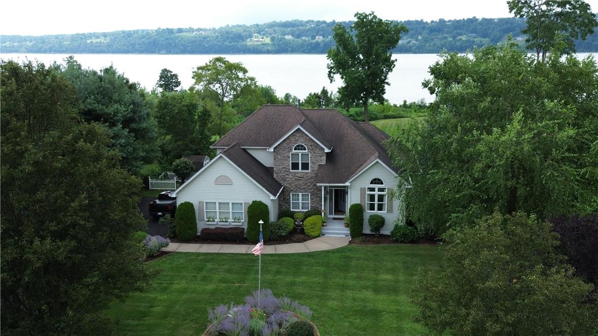 a house view with a outdoor space