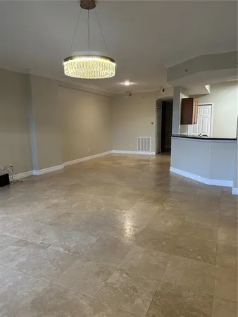 a view of a livingroom with a window