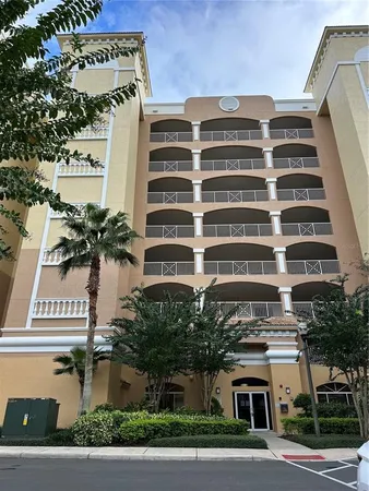 a front view of a building