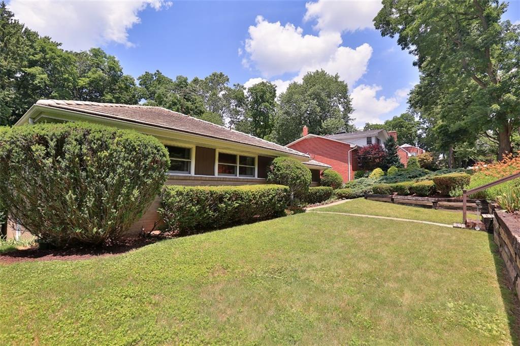 732 Scrubgrass Road Mt. Lebanon, PA 15243 - Photo 2 of 25 Fantastic flat front yard nestled away for privacy.