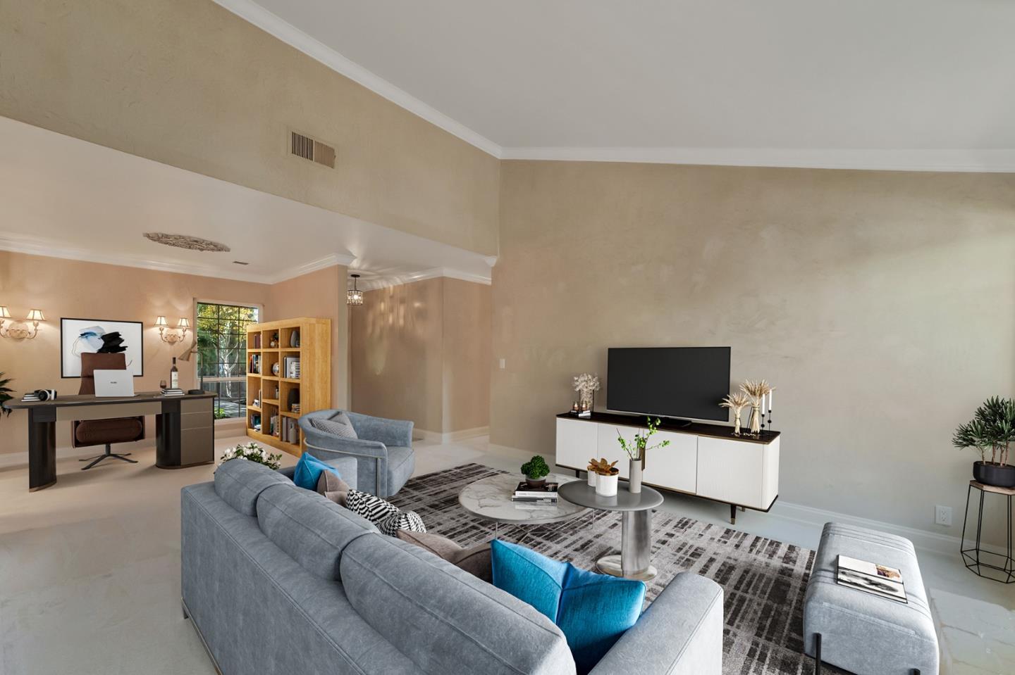 9971 Broadmoor Drive San Ramon, CA 94583 - Photo 6 of 35 a living room with furniture and a flat screen tv