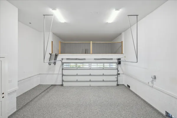 a view of a room with storage and utility