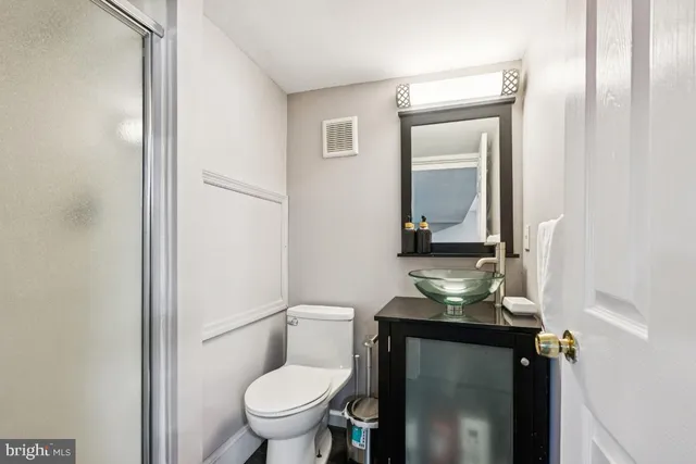 a view of a park with slide