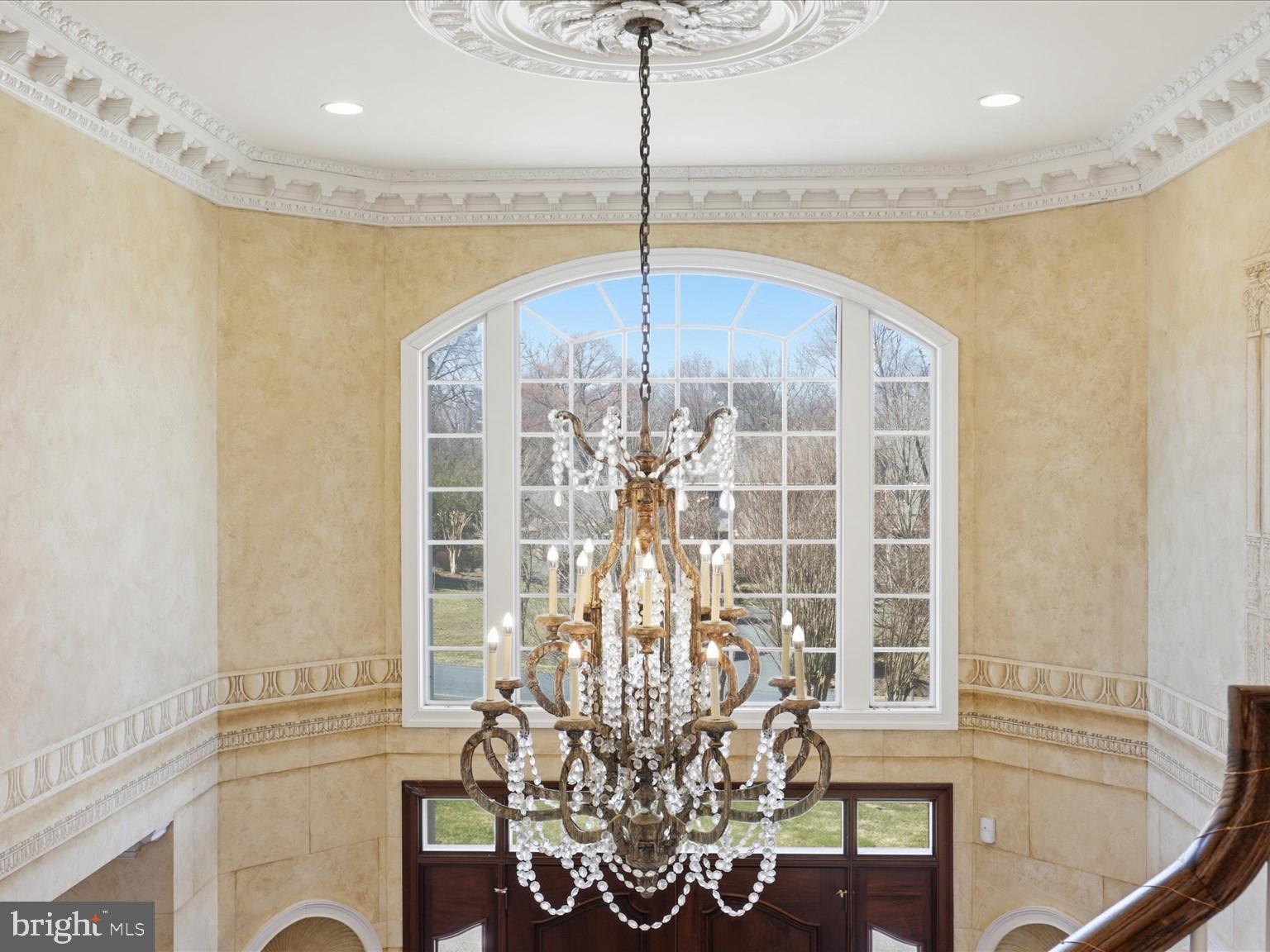 12709 Greenbriar Road Potomac, MD 20854 - Photo 22 of 120 Elegant foyer with grand chandelier.