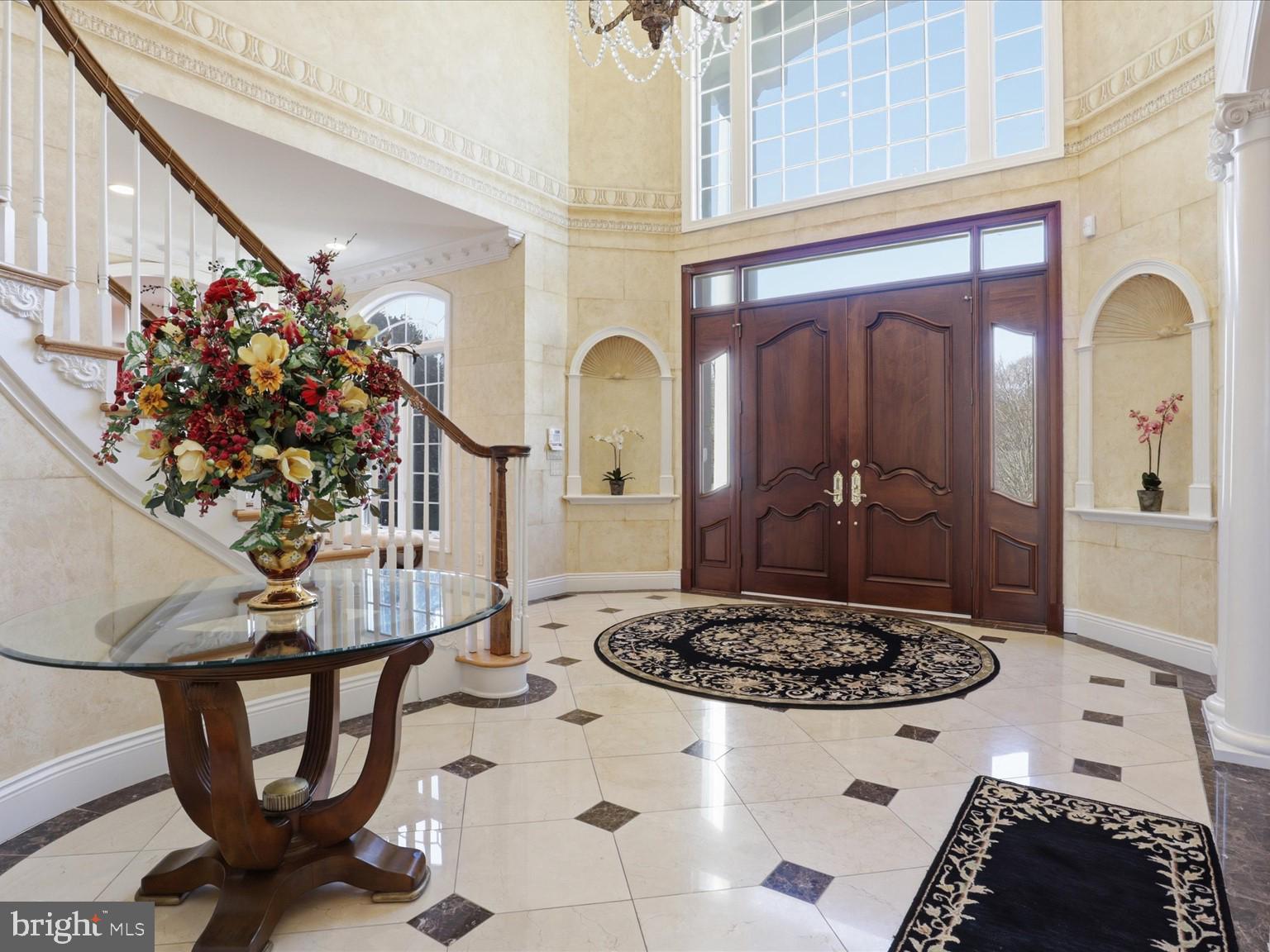 12709 Greenbriar Road Potomac, MD 20854 - Photo 23 of 120 Elegant foyer with grand entrance.
