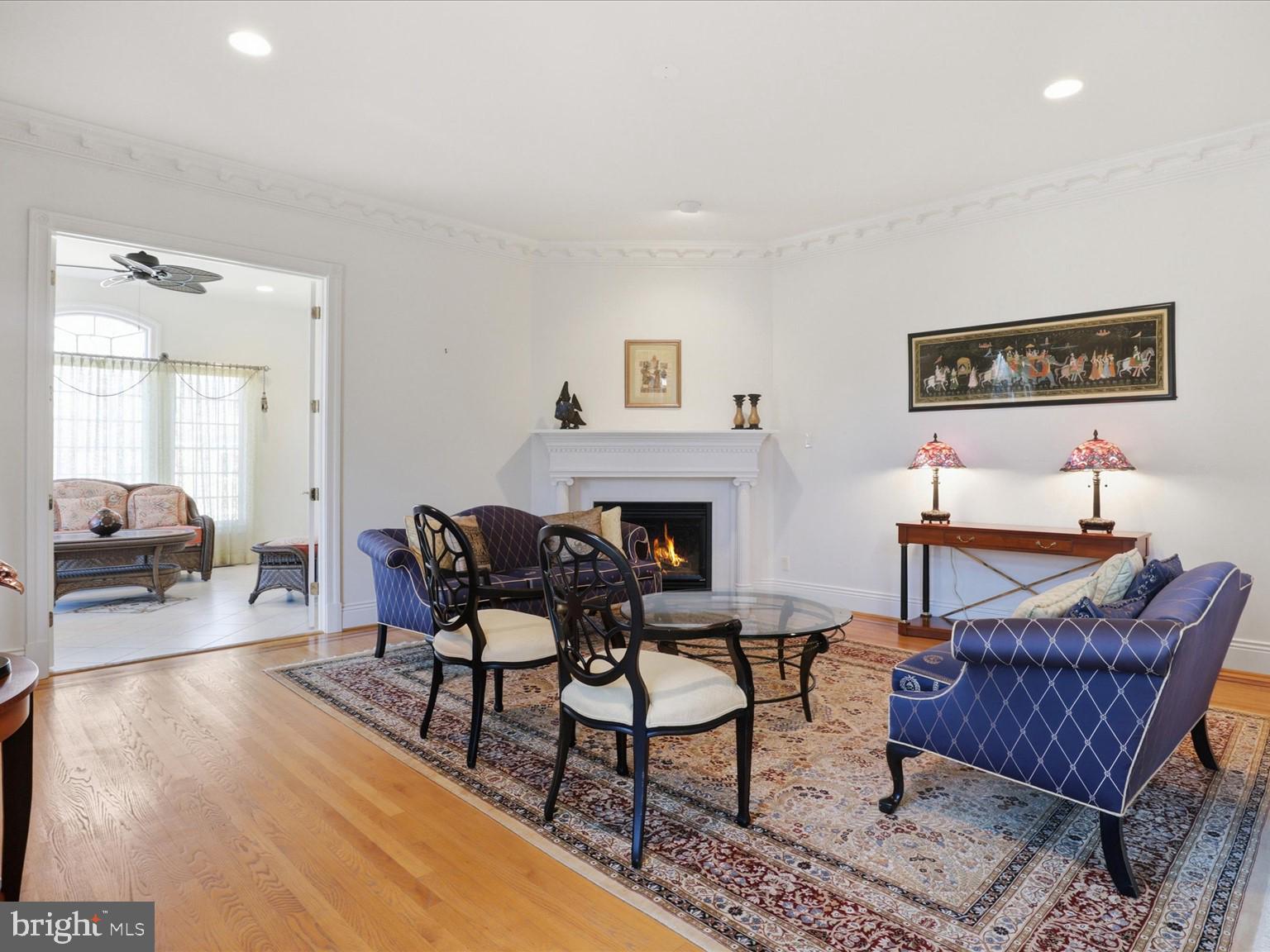 12709 Greenbriar Road Potomac, MD 20854 - Photo 27 of 120 Elegant living space with cozy fireplace.