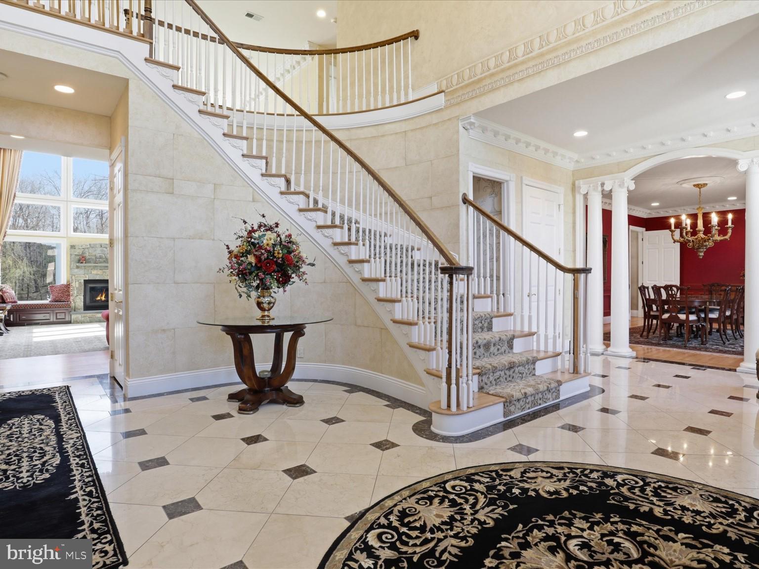 12709 Greenbriar Road Potomac, MD 20854 - Photo 30 of 120 Elegant foyer with grand staircase.