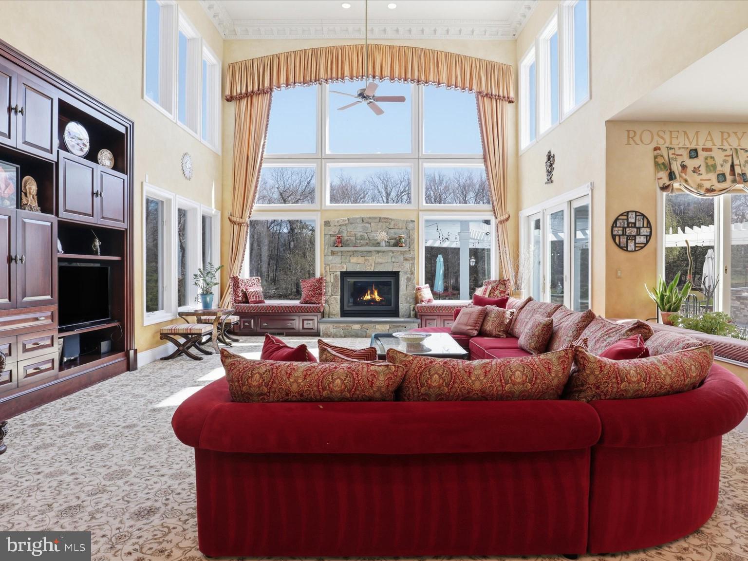 12709 Greenbriar Road Potomac, MD 20854 - Photo 35 of 120 Spacious living room with grand windows.