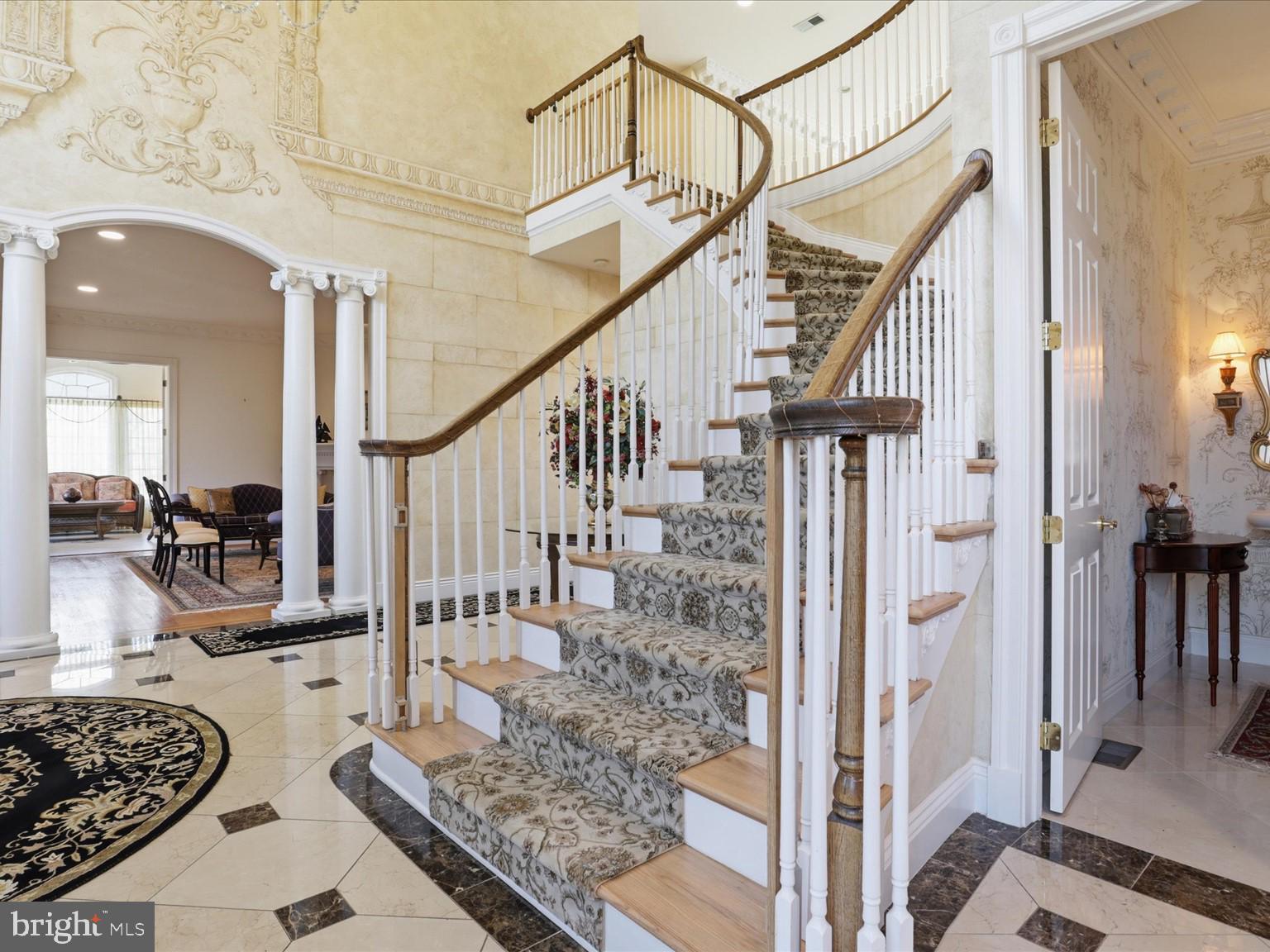 12709 Greenbriar Road Potomac, MD 20854 - Photo 59 of 120 Elegant foyer with grand staircase.