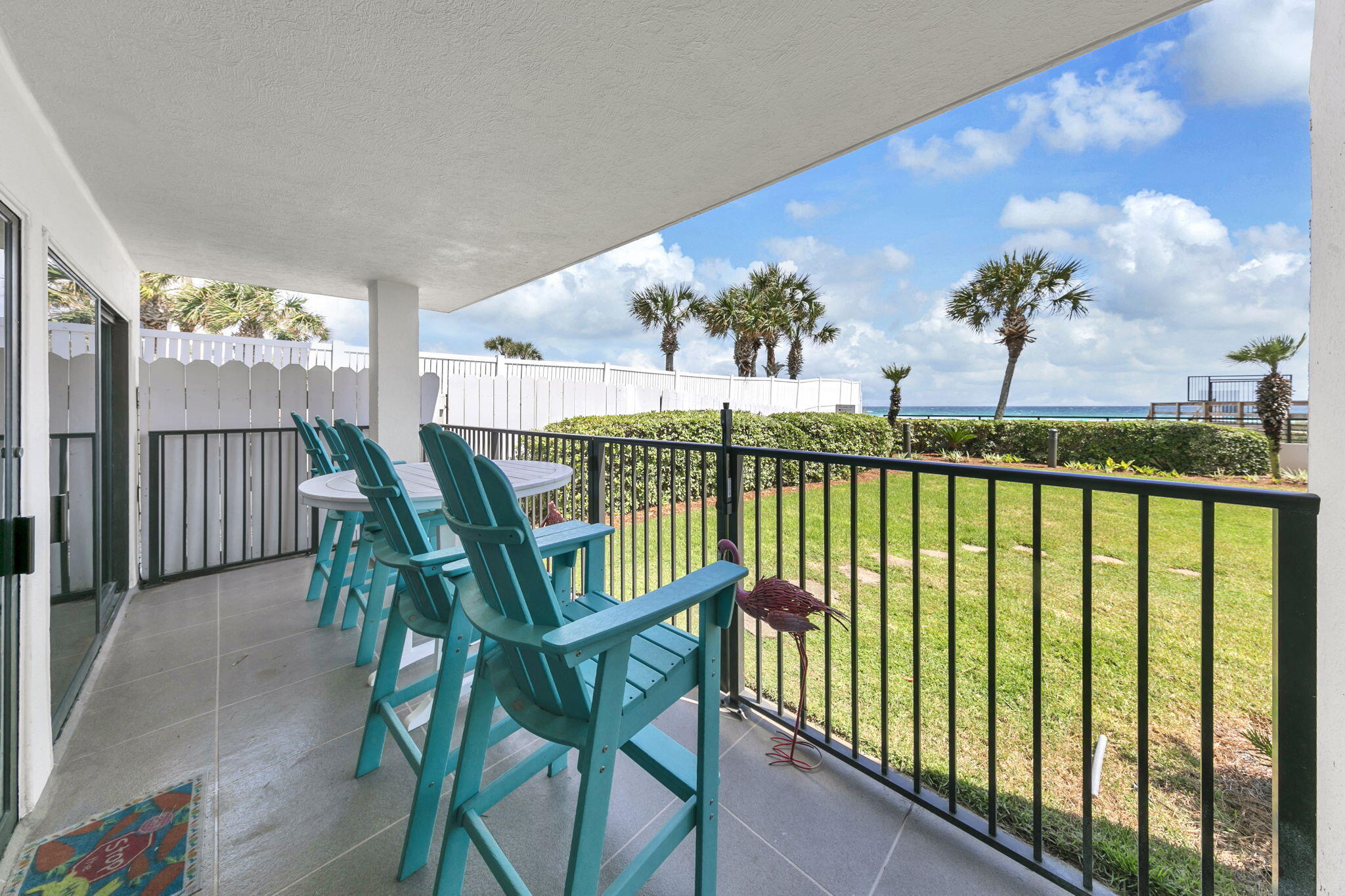 1044 Highway 98, Unit 101 Destin, FL 32541 - Photo 23 of 33 a view of a balcony with furniture
