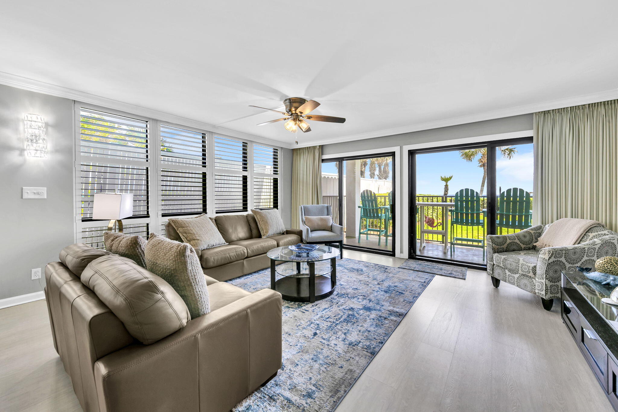 1044 Highway 98, Unit 101 Destin, FL 32541 - Photo 3 of 33 a living room with furniture and a large window