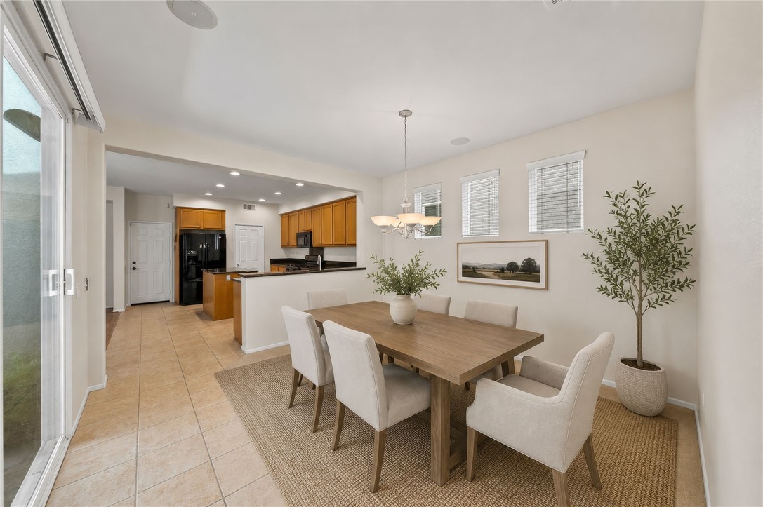 Dining room. Virtually Enhanced