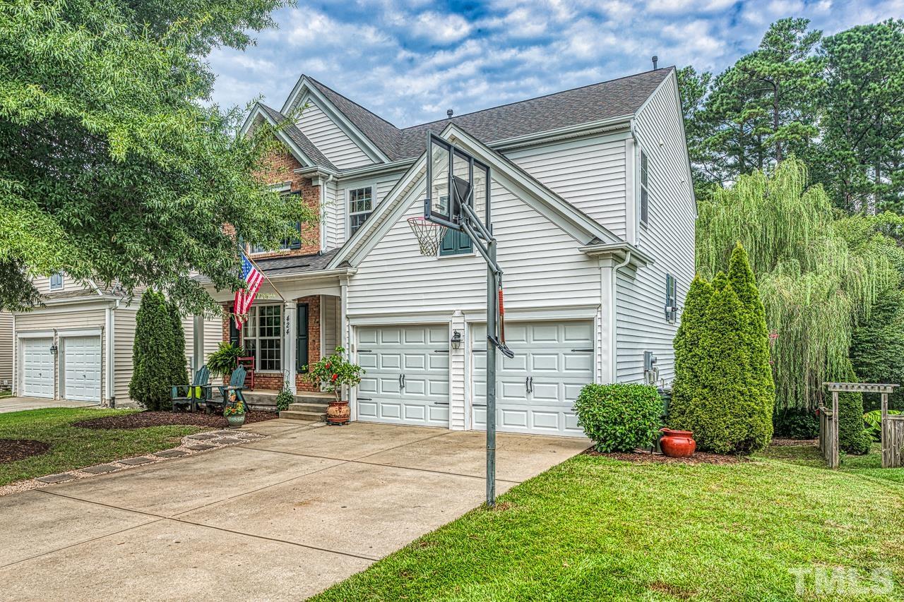 424 Willingham Road Morrisville, NC 27560 - Photo 2 of 30 2 car garage and plenty of driveway space to play basketball