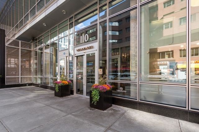 a building outdoor space with seating space